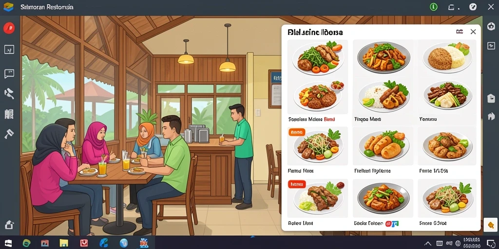 Tampilan antarmuka yang modern dan menarik.