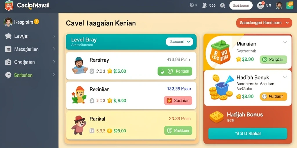 Tampilan antarmuka yang menarik dan mudah digunakan.
