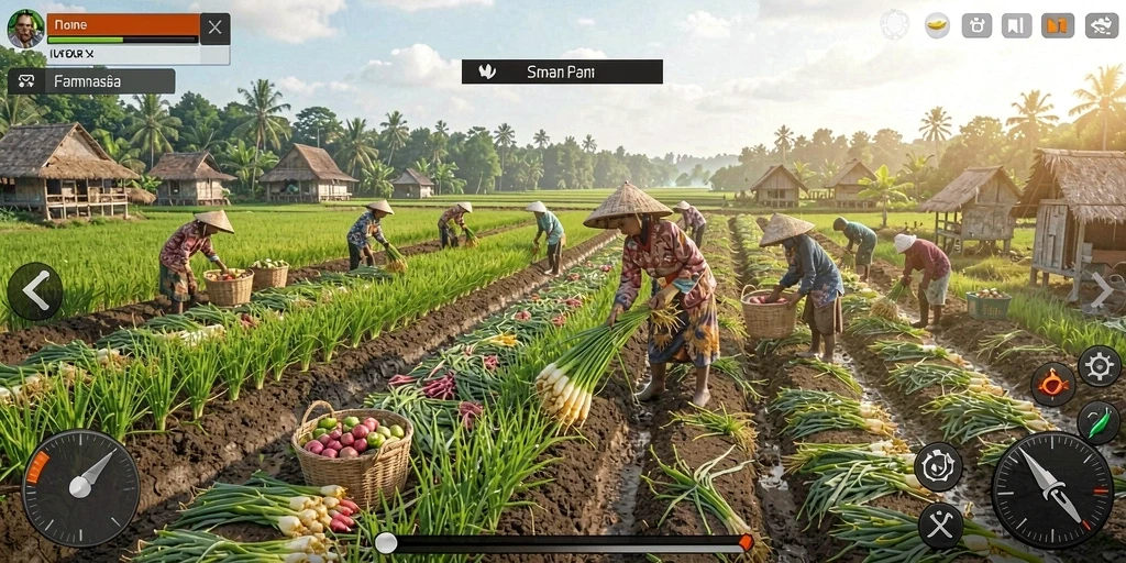 Antarmuka permainan yang intuitif dan mudah digunakan.