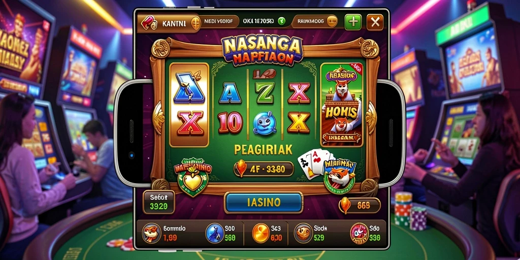Tampilan awal yang menarik dengan banyak pilihan mode permainan.
