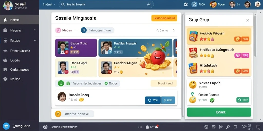 Tampilan antarmuka yang user-friendly.