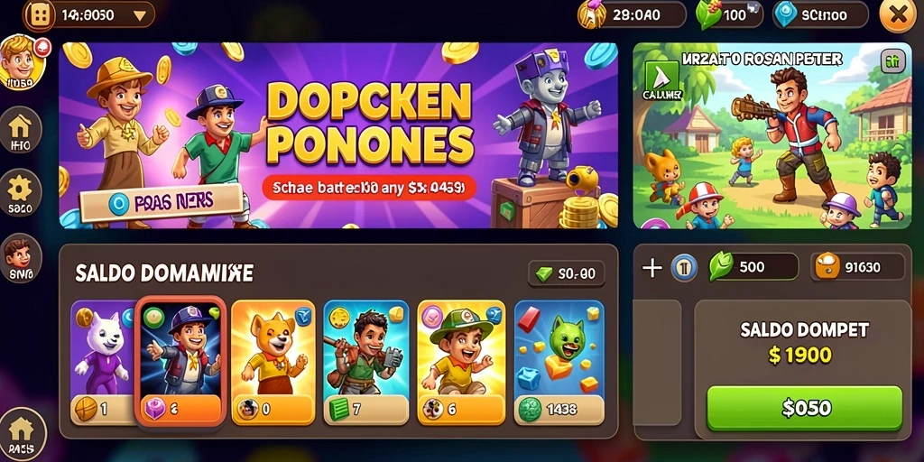 Screenshot menampilkan pertarungan epik melawan monster raksasa.