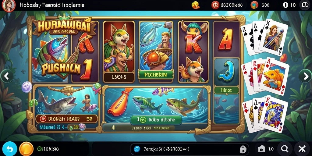 Tampilan antarmuka LUSA777 yang menarik dan intuitif.