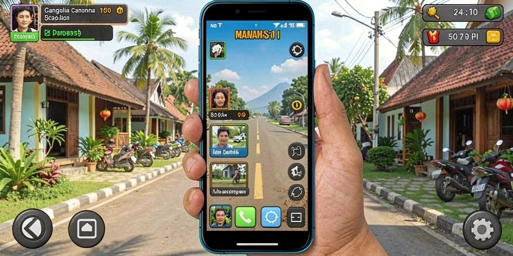Tampilan grafis yang menawan dan warna yang cerah.