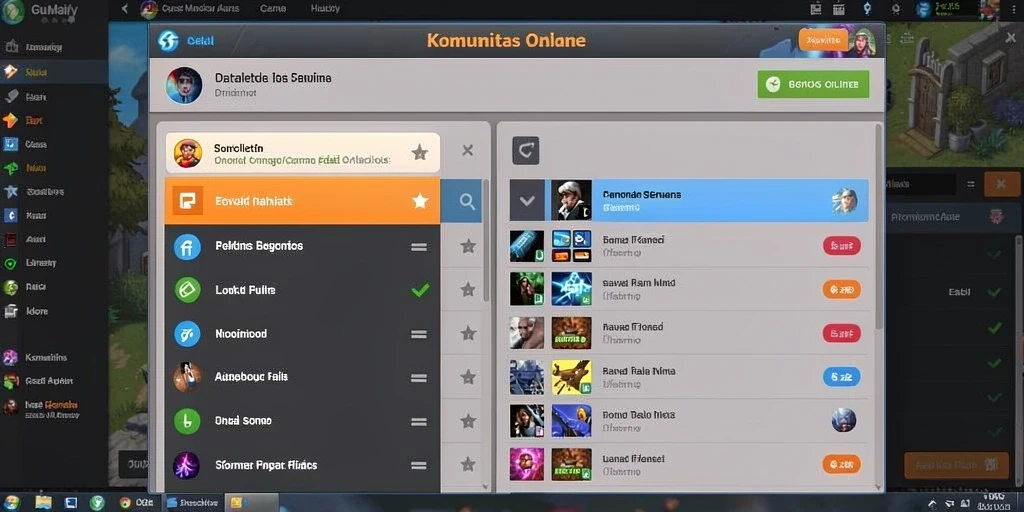 Tampilan karakter yang penuh warna di TEMPOTOTO.